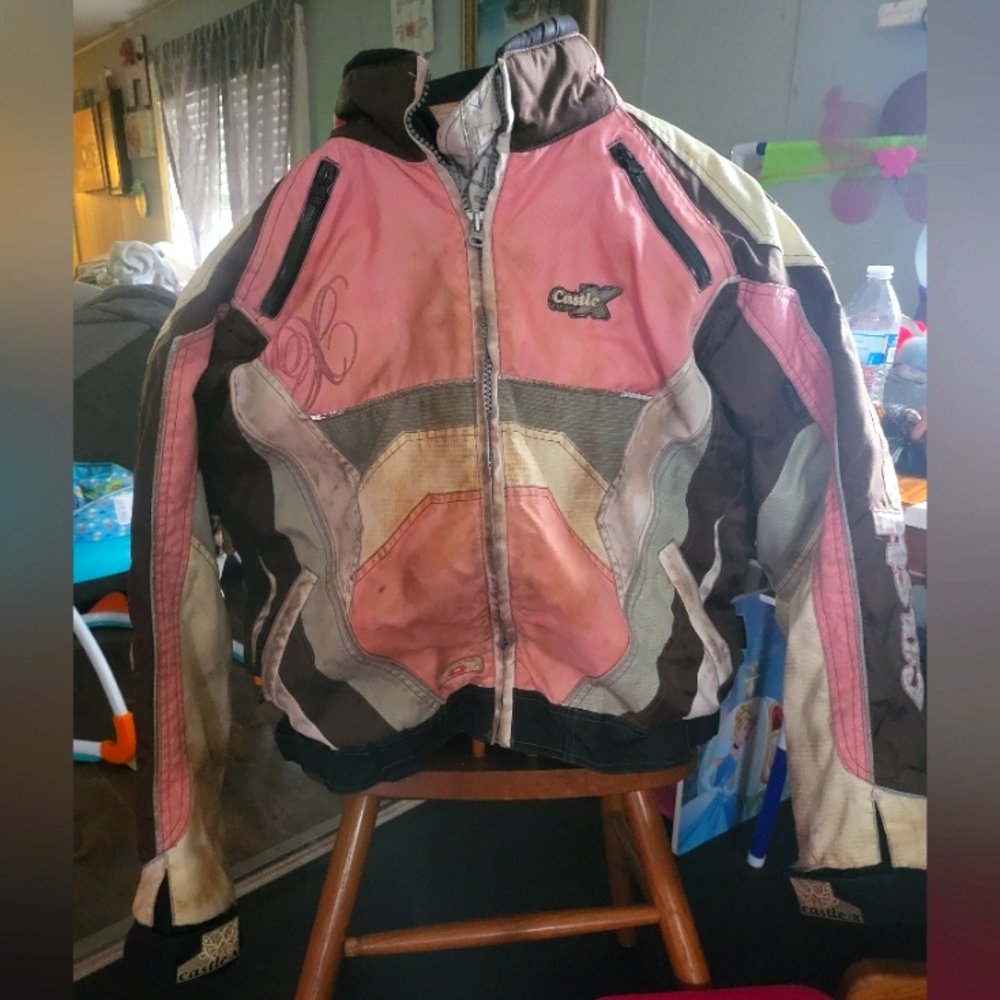 Castle X Racewear Switch Pink Snowmobile Jacket sz Medium